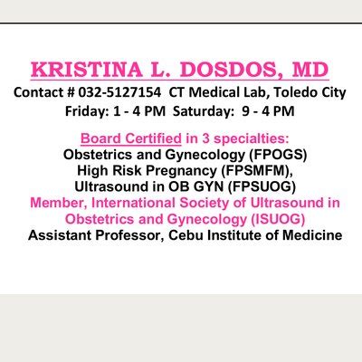 Kristina Dosdos MD • Read 2 Reviews .